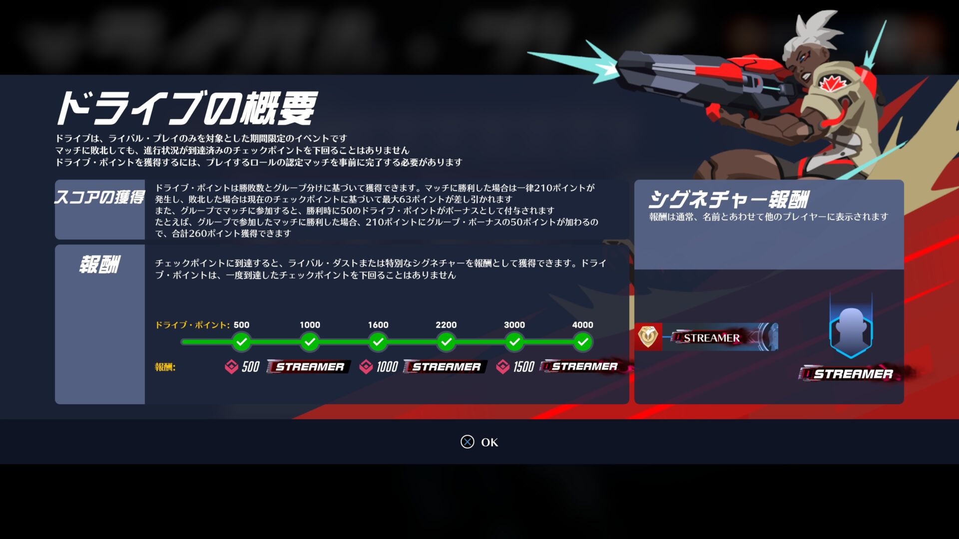 第6弾のシグネチャー報酬