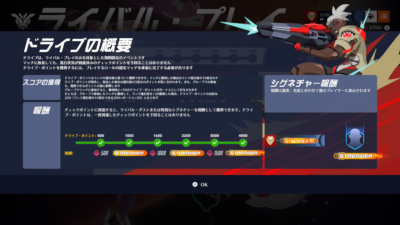 第5弾のシグネチャー報酬